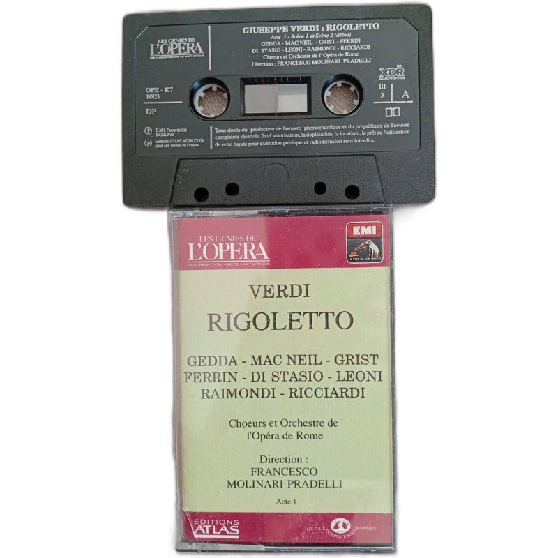 K7 Audio - Giuseppe Verdi : Rigoletto