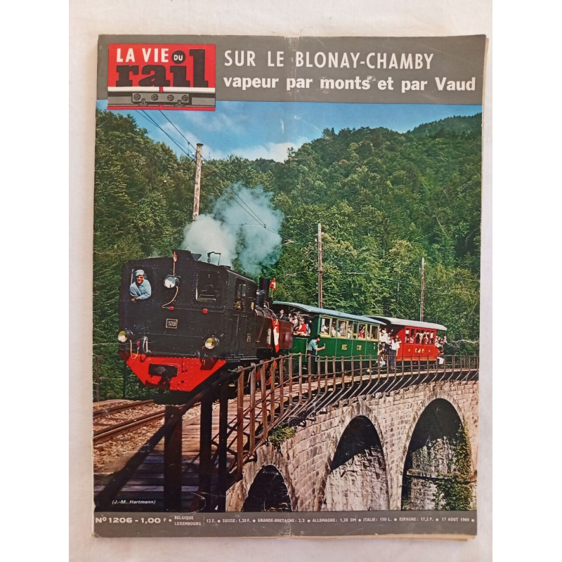 La vie du rail N.1206 - aout 1969