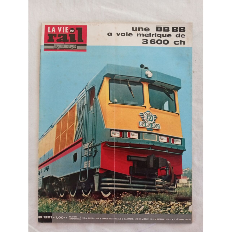 La vie du rail N.1221 - decembre 1969