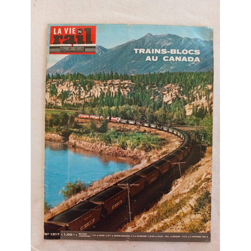 La vie du rail N.1217 - novembre 1969
