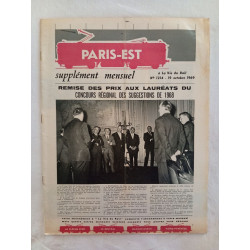 Paris-Est supplément mensuel N.1214 - octobre 1969