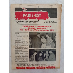Paris-Est supplément mensuel N.1202 - juillet 1969