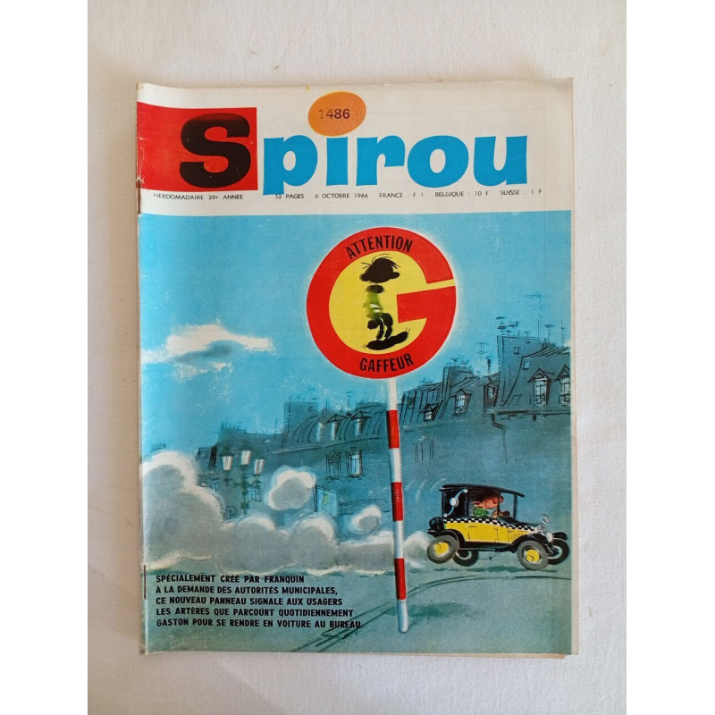 Spirou / N°1486 / 6 octobre 1966