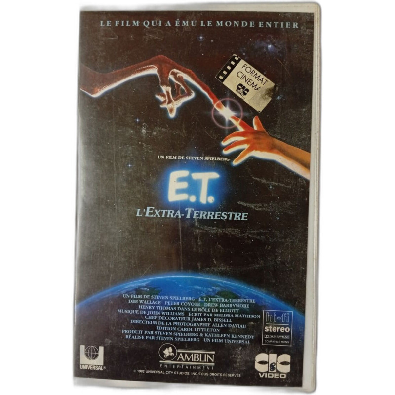 VHS - E.T. l'extra-terrestre