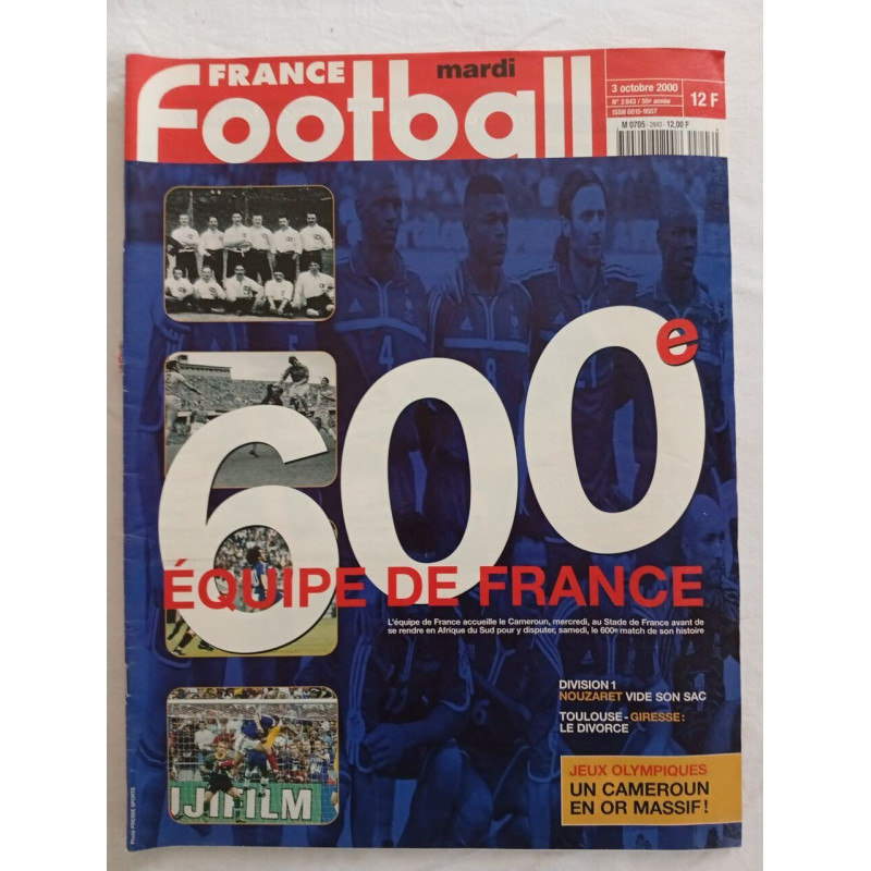 France Football N.2843 - octobre 2000