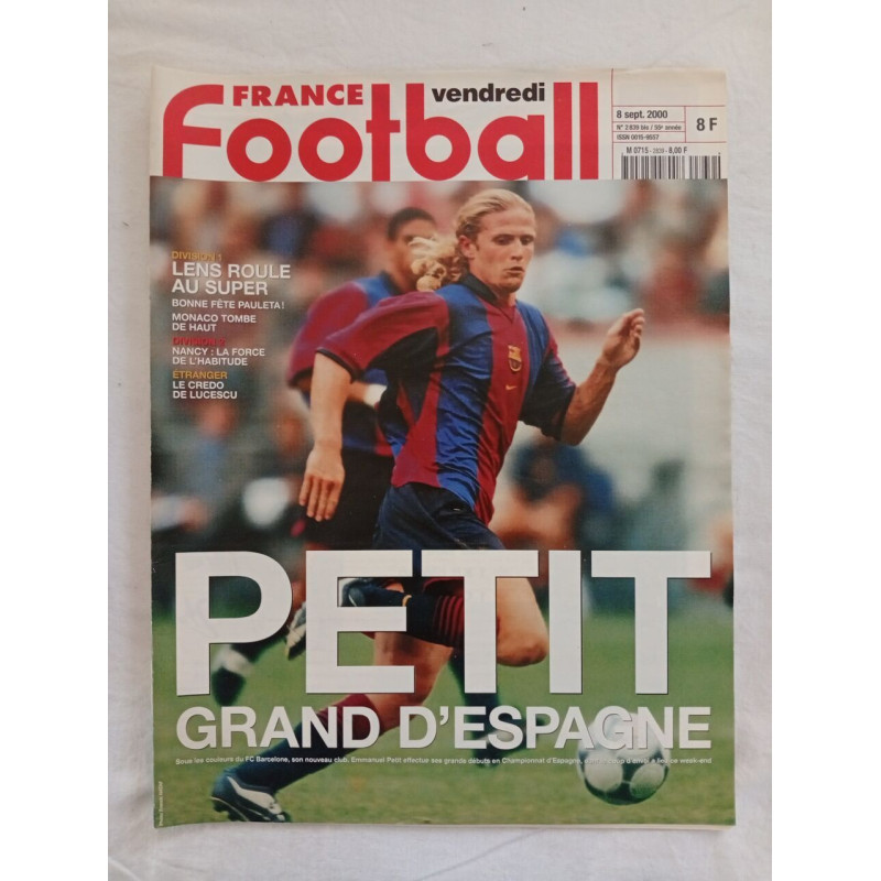 France Football N.2839 bis - septembre 2000
