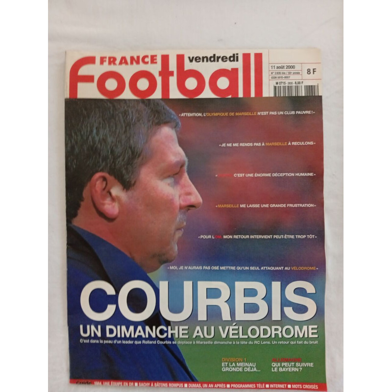 France Football N.2835 bis - aout 2000