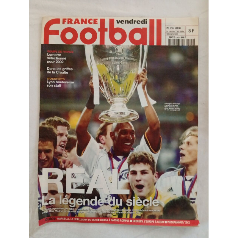 France Football N.2824 bis - mai 2000
