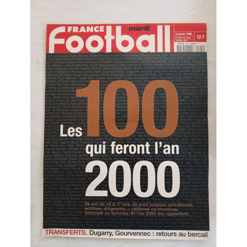 France Football N.2804 - janvier 2000