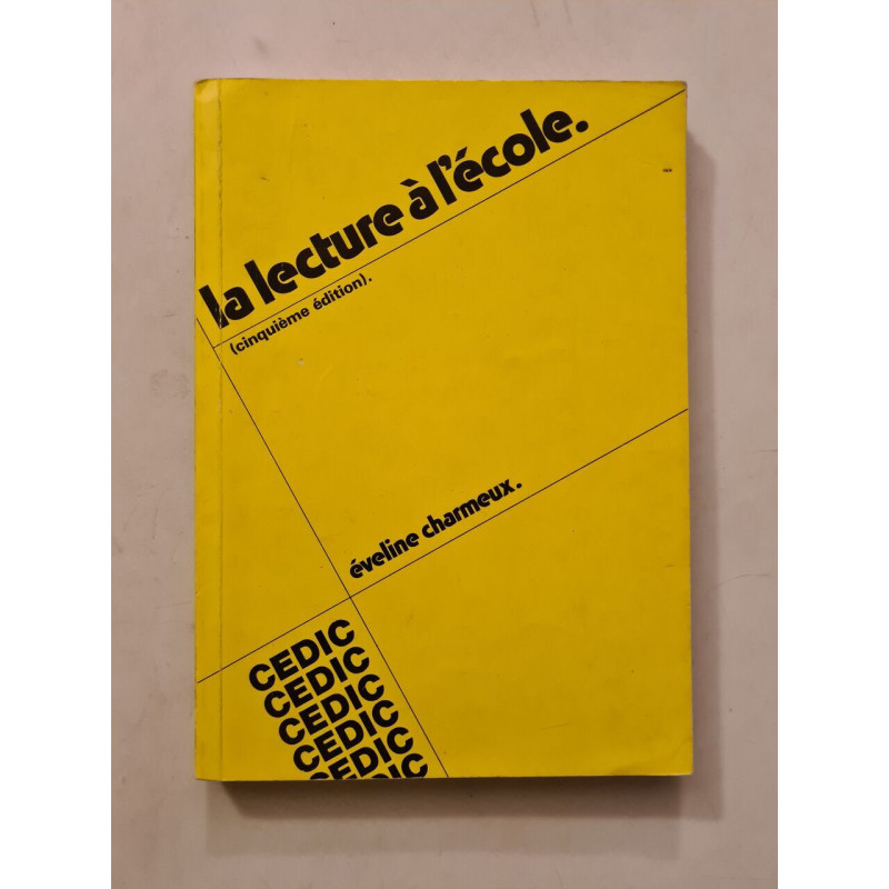 La lecture à l'école