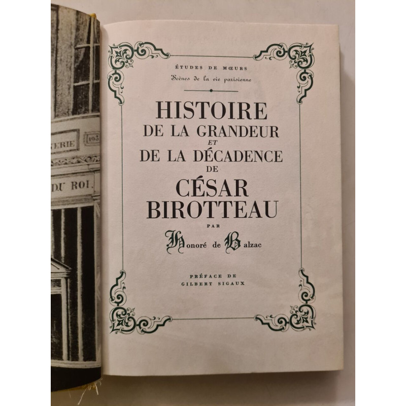 Histoire de la grandeur et de la décadence de César Birotteau