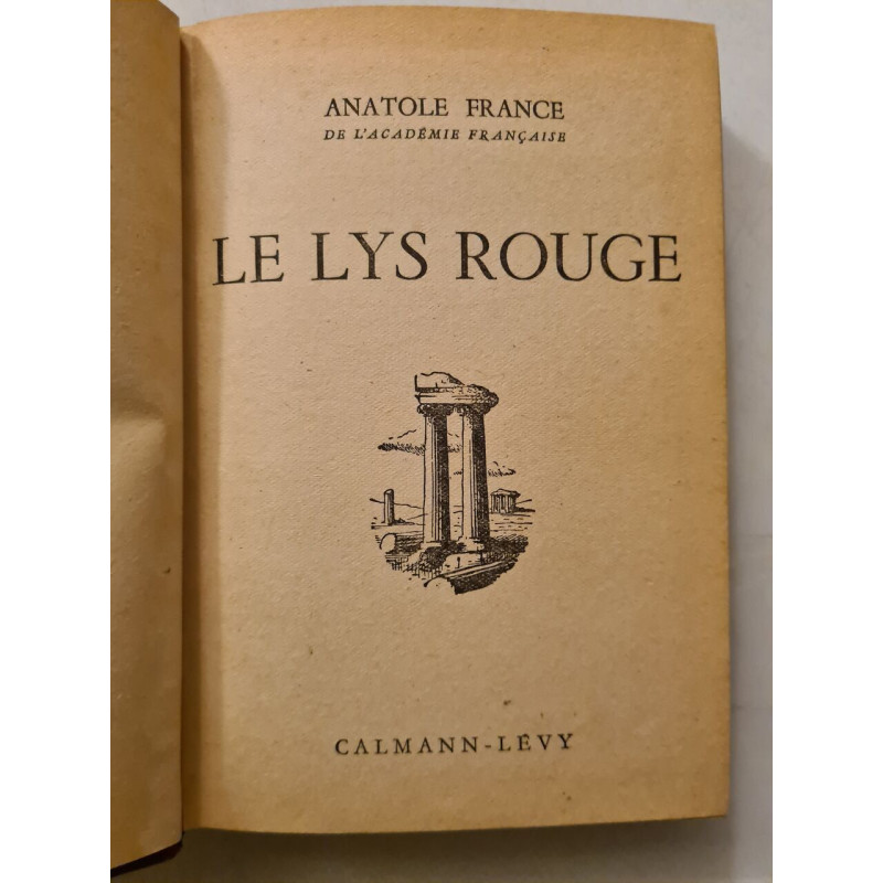 Le lys rouge