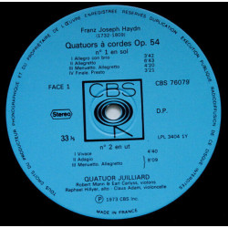 Trois Quatuors à Cordes Op.54