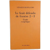 Le fruit défendu de Genèse 2-3 (1977)