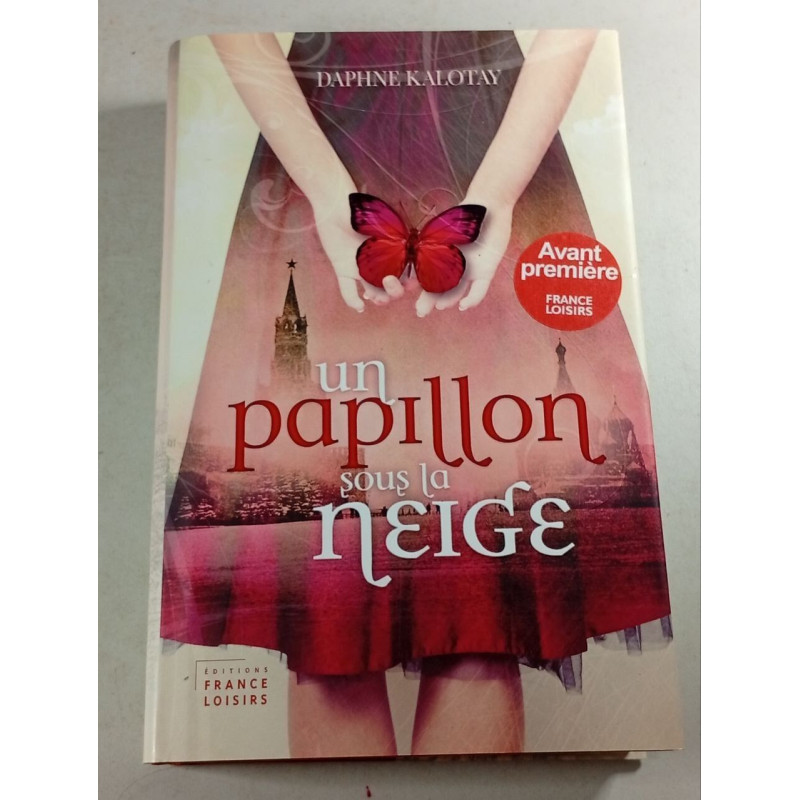 Un papillon sous la neige