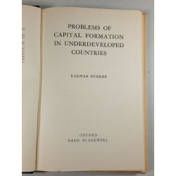 Problems of Capital Formation in Underdeveloped Countries