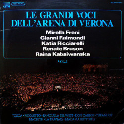 Le Grandi Voci Dell' Arena Di Verona Vol.1