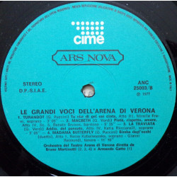 Le Grandi Voci Dell' Arena Di Verona Vol.1