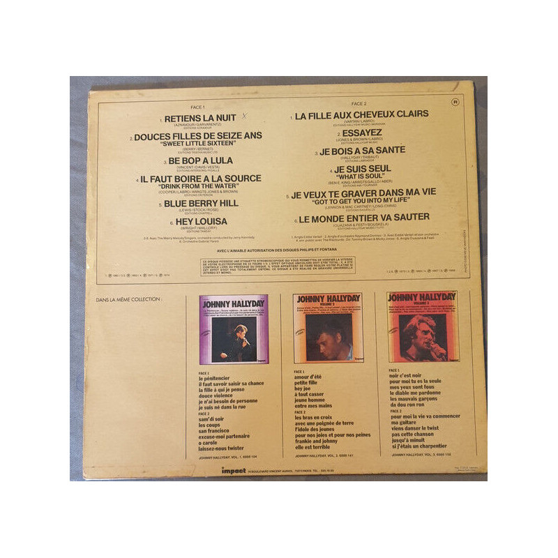 Johnny Hallyday Volume 4