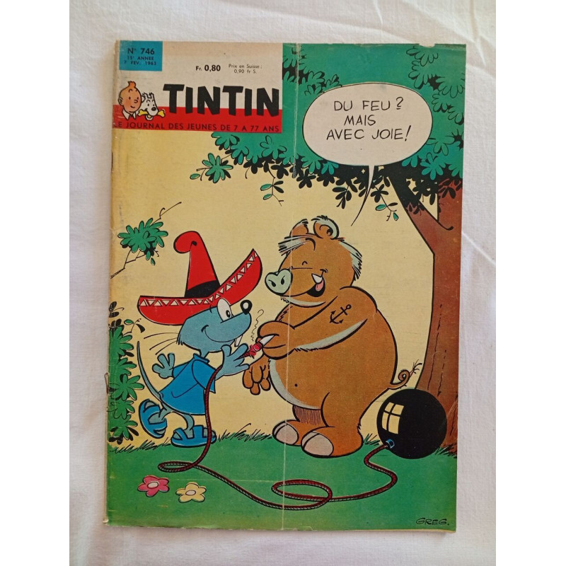 Tintin / N° 746 / 7 février 1963