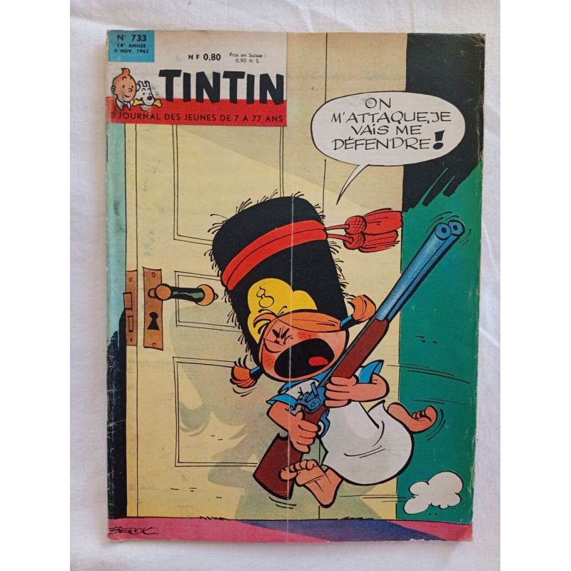 Tintin / N° 733 / 8 Novembre 1962
