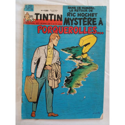 Tintin : Mystère à Porquerolles... / N° 717 / 19 Juillet 1962