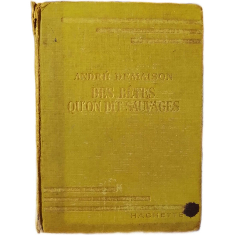 Des bêtes qu'on dit sauvages