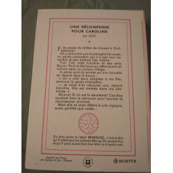 Une récompense pour Caroline