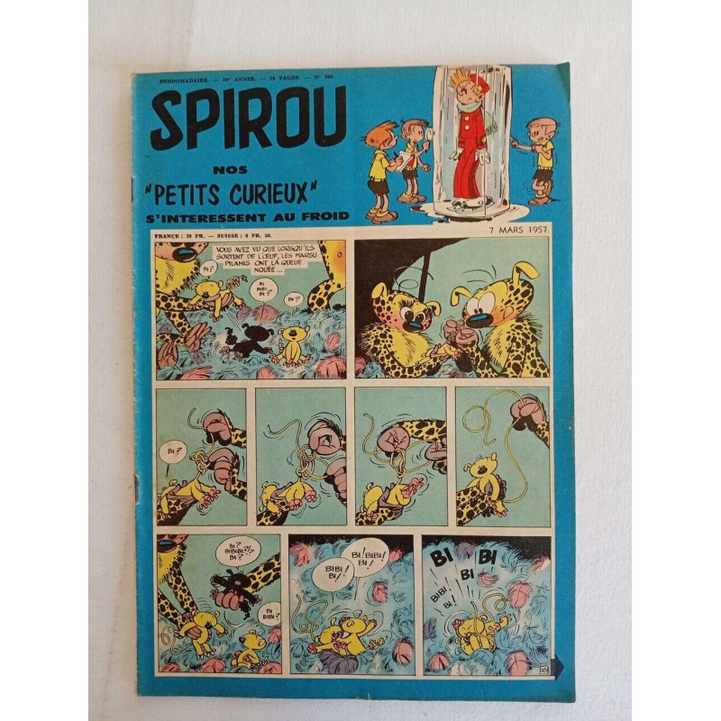 Spirou nos "petits curieux" s'intéressent au froid N.986