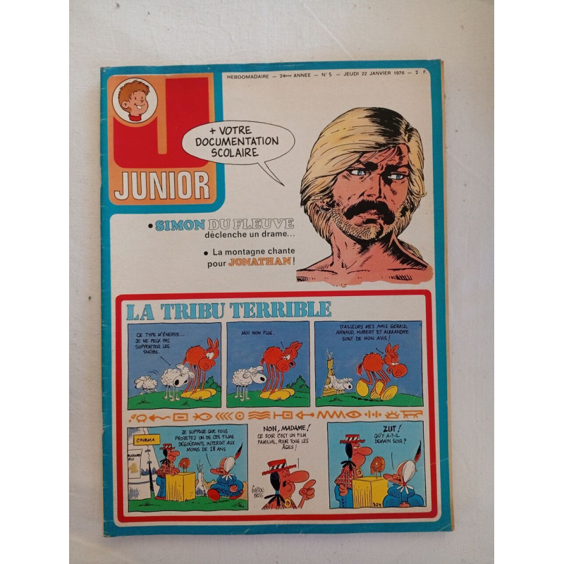 La Tribu Terrible / N° 5 / 22 Janvier 1976