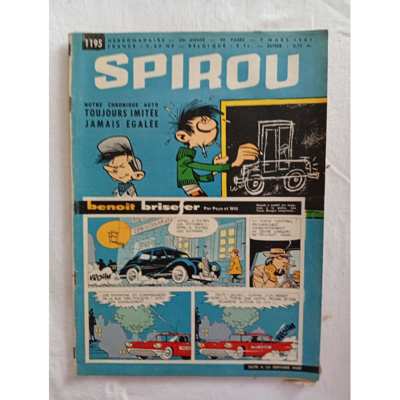 Spirou / N° 1195 / 9 mars 1961