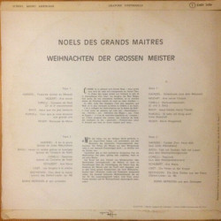 Noel Des Grands Maitres   Weihnacht Der Grossen Meister