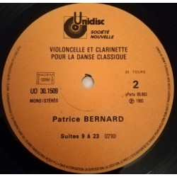Violoncelle Et Clarinette Pour La Danse Classique