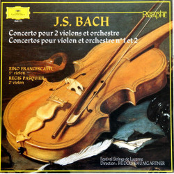 Concertos Pour Violon BWV 1041 1042 et 1043