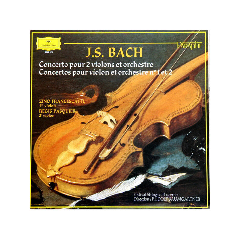 Concertos Pour Violon BWV 1041 1042 et 1043