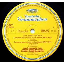 Concertos Pour Violon BWV 1041 1042 et 1043