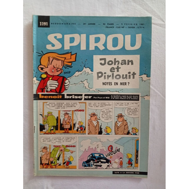 Spirou / N°1191 / 9 février 1961