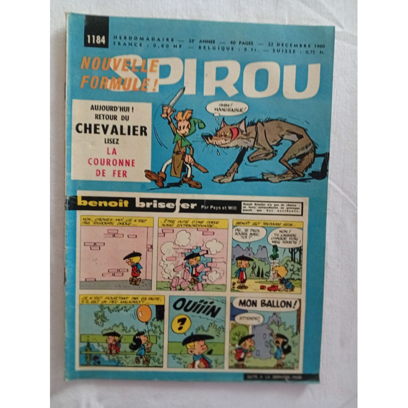 Spirou / N° 1184 / 22 décembre 1960