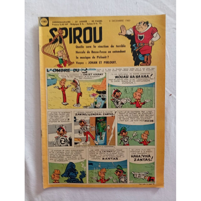 Spirou / N°1182 / 8 décembre 1960
