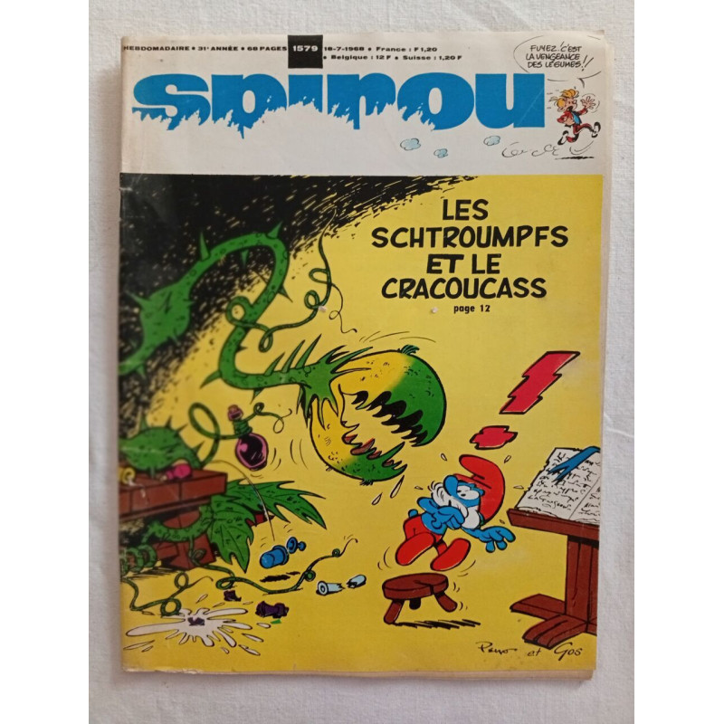 Les Schtroumpfs et le Cracoucass / N° 1579 / 18 juillet 1968