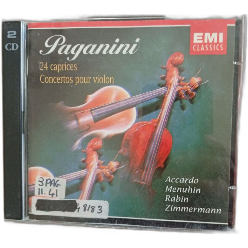 Paganini: 24 caprices Concertos pour violon