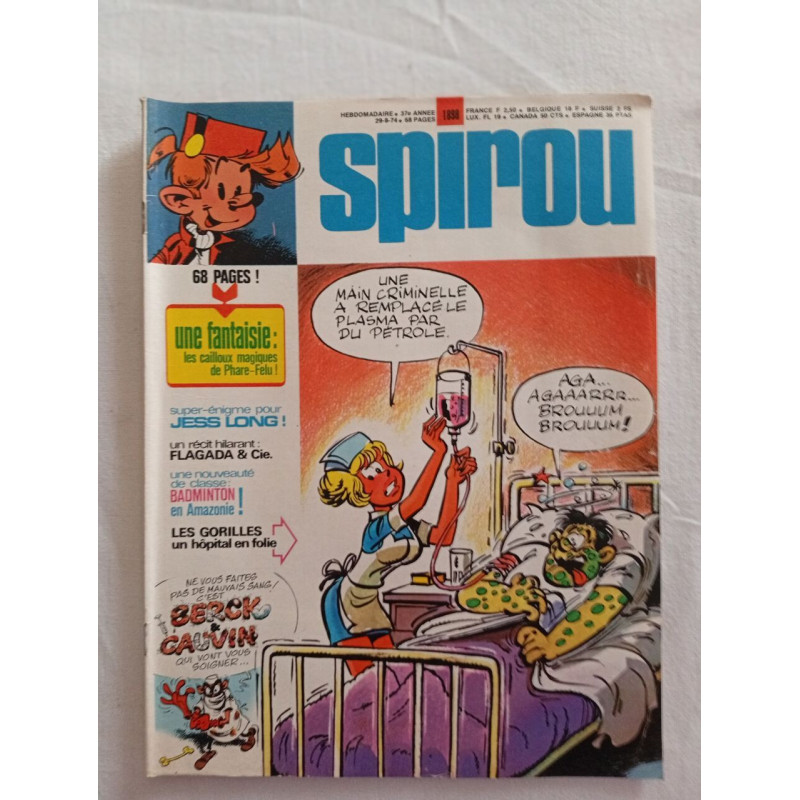 Spirou / N° 1898 / 29 août 1974