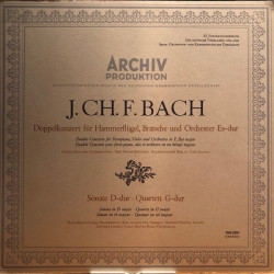 J. Ch. F. Bach - Doppelkonzert Für Hammerflügel Bratsche Und...