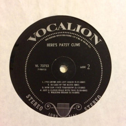 Here's Patsy Cline