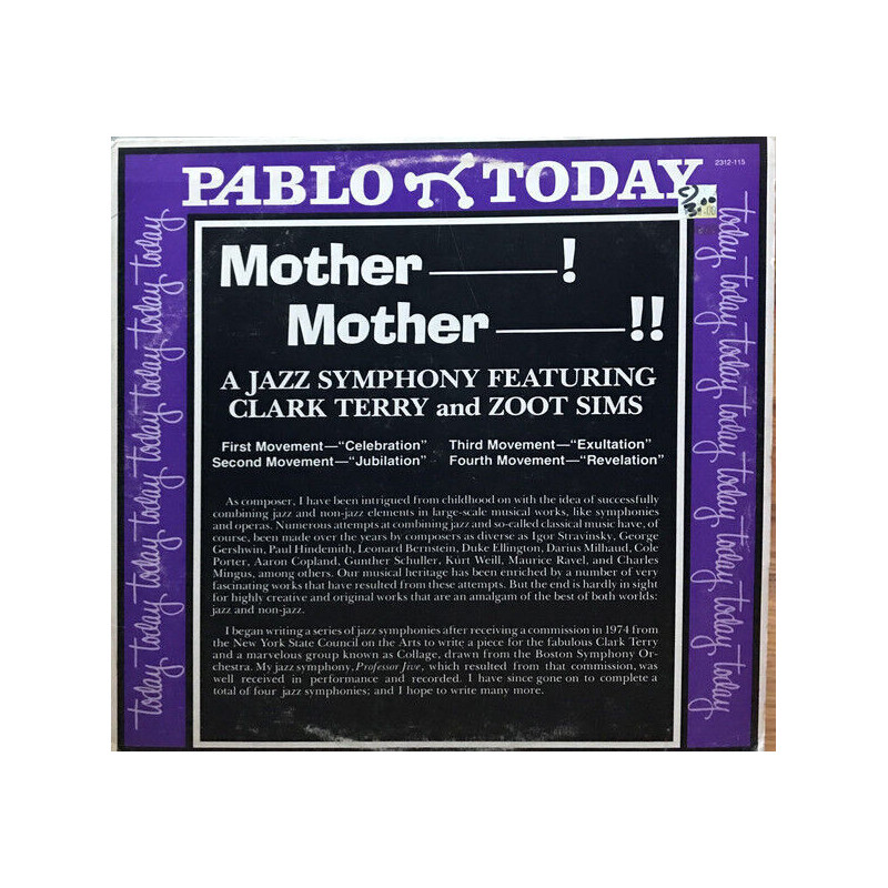 Mother------! Mother -----------!! A Jazz Symphony