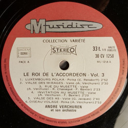 Le Roi De L'accordéon Vol. 3