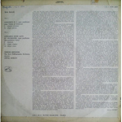 Concerto Pour Violon N°1 (1908) / Concerto Pour Alto (1945)