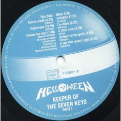 Keeper Of The Seven Keys (Part I)
