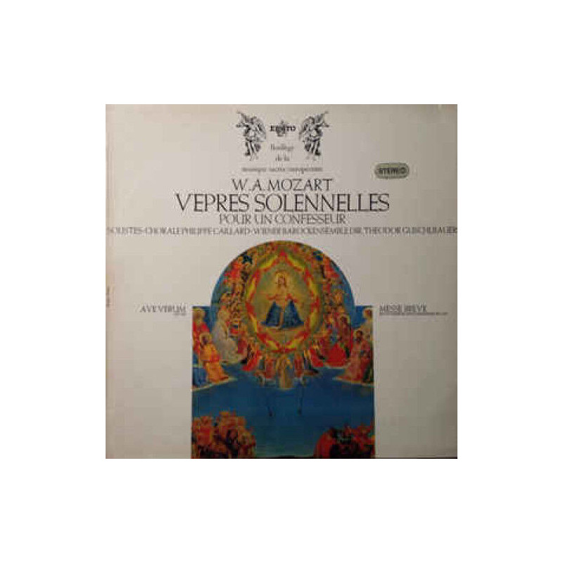 Vépres Solonnelles Pour Un Confesseur Ave Verum KV 618 / Messe...