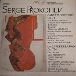 Cantate "Octobre" Op.74 / La Garde De La Paix Op.124